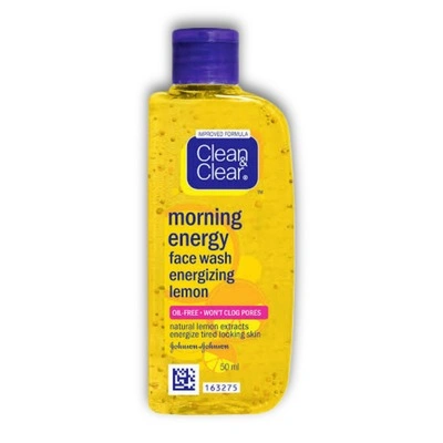 Clean & Clear Morning Energy Lemon Face Wash, 50ml
