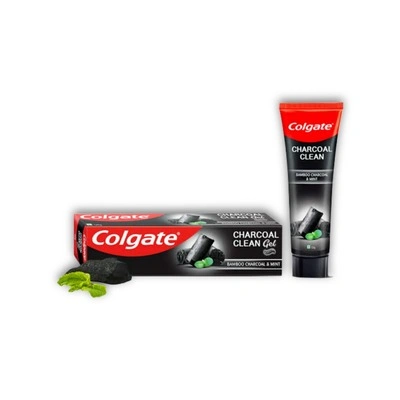 Colgate Charcoal Clean Gel Toothpaste - Bamboo Charcoal & Mint Flavour, 120 g