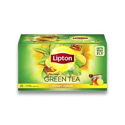 Lipton Honey Lemon Green Tea Bags 25pc