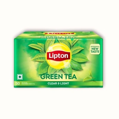 Lipton Clear & Light Green Tea Bags 50pc