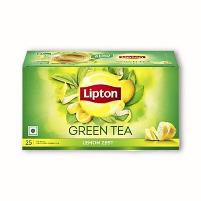 Lipton Lemon Zest Green Tea Bags 25pc