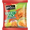 McCain Variety Pack - Chilli Garlic Potato, Smiles & Masala Fries, 550 g Pouch
