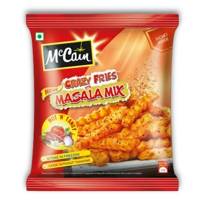 Mccain Crazy French Fries With Masala Mix( Hot And Tangy) 400g