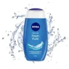 Nivea Fresh Pure Shower Gel - Sea Minerals & Aquatic Scent, Refreshing, Moisturising, 250 ml