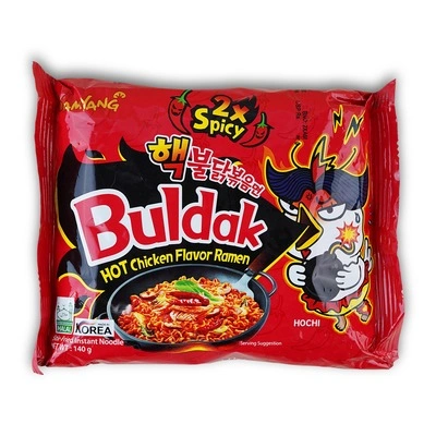 Samyang 2x Spicy Ramen Instant Noodles - Hot Chicken Flavour 140g