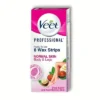 Veet Professional Waxing Strips Kit - For Normal Skin, 8 pcs